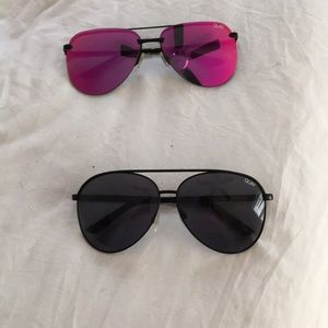 Two pairs of Quay Australia sunglasses